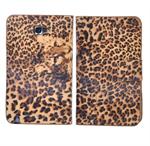 Design Etui til Note - Leopard (Brun)